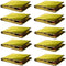 GALAXYLENSE Emergency Mylar Thermal Blanket for Survival Kits, Hiking, Camping, Bug Out, 10 Packs Gold