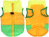Idepet Pet Dog Cat Coat with Leash Anchor, Color Patchwork Padded Vest Jacket, XS S M L, Green
