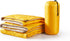 UNIKOME Lightweight Outdoor Packable Camping Blanket, Waterproof, Warm, 75"×52", Yellow