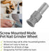 FlashA+60 Diamond Dog Nail for Dremel, Screw-Mounted Mode Nail Dremel Tool for Dogs, Especially Suitable