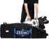 ZEEMO Golf Travel Bag for Men, Mid-open Covers with Protective Panel for Golf Clubs, Soft-Sided, Waterproof & Wheels