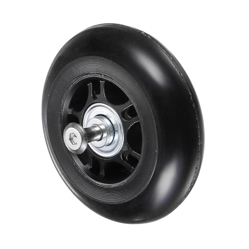 uxcell Replacement Luggage Wheels 60x24mm, Suitcase Wheel Repair Kit with 2 PU Bearing Wheels & Washers