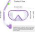 Kids Snorkel Set, Anti-Fog Diving Mask Swim Goggles and Dry Snorkel for Youth Boys Girls Age 4-14