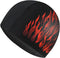 ulafbwur Swimming Hat Sunscreen Tear-Resistant Men Swimming Cap Nylon Cloth Flame Style Ear