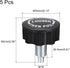uxcell Pull Pin Spring Knob Replacement Parts, M18 Adjustment Fitness Pull Pin Knob for Home Fitness Exercise Bike, Black 5Pcs by uxcell