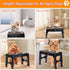 Marchul Elevated Dog Bowls, 4 Height Adjustable Raised Bowls with 2 Stainless Steel Bowls for Small Medium Large Dogs