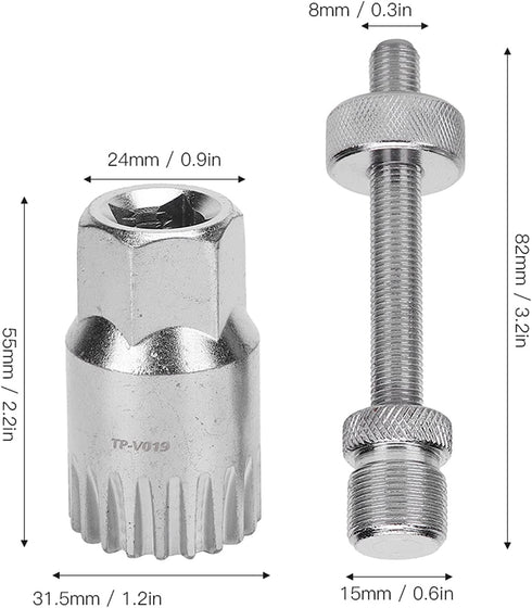 Keenso Bottom Bracket Tool, Bike Hole Spline Maintenance Installation Removal Tool