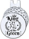Hafhue King of The Green Golf Ball Marker with Magnetic Hat Clip, Funny Golf Gifts for Men, Dad, Grandpa, Birthday