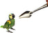 4.7" Bird Parrot Stainless Steel Feeding Spoon - Special Feeding Scoop for Peony Cockatiel Parrot (2 PCS)