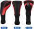 Number-one Golf Club Head Covers - 3Pcs Long Neck Mesh Set for Fairway Woods Driver Hybrids with Interchangeable No.