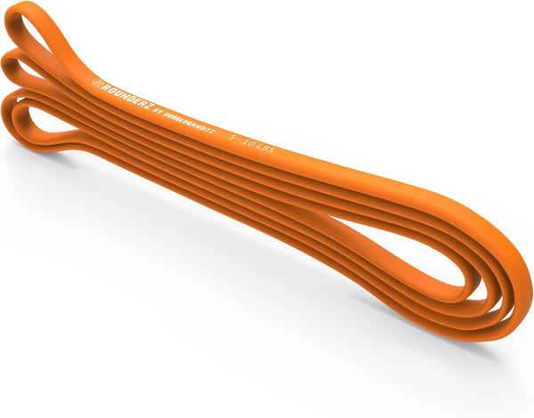 Rubberbanditz Rounded Edge Resistance Band, Compact Light Weight Exercise Bands for All Fitness Levels