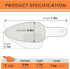 Dog Food Scoop, Melamine Pet Food Measuring Cup - 1 Cup, 1/2 Cup, 1/4 Cup, Dishwasher Safe - Orange