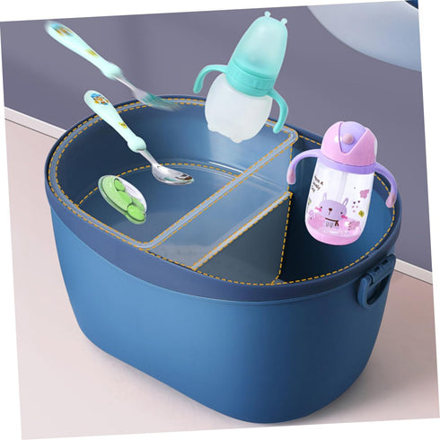1Pc Portable Bottle Storage Case Durable Organizer for Products Material for Milk Bottles and Tableware with Dustproof