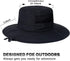 Sun Hat for Men/Women, Waterproof UPF 50+ Fishing Wide Brim Bucket Hat Foldable Boonie for Hiking Garden Safari Beach