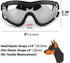 PETLESO Dog Goggles for Large Breed, Eye Protection Sunglasses for Medium Large Dogs, Black
