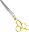 HASHIMOTO Grooming Scissors for Dogs, 7.5 inch Thinning Shears, 56 Teeth, Light Weight, Balanced