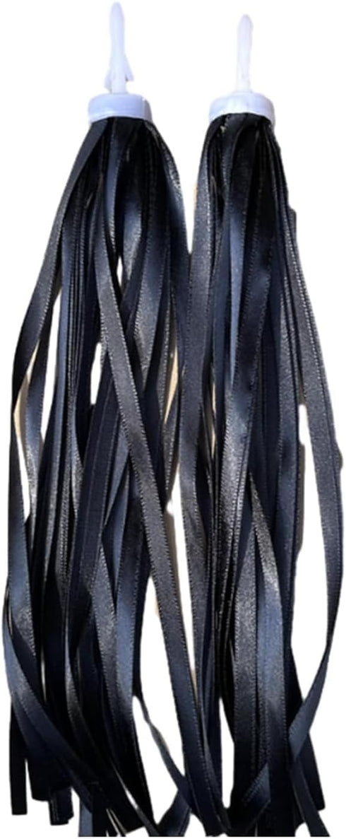 GANPUB 1 Pair for Bicycles Grips Tassels Ribbon Easy Attach to Handlebar Kids