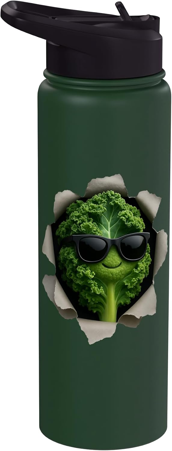 Kale Design Kale Stainless Steel Insulated Water Bottle