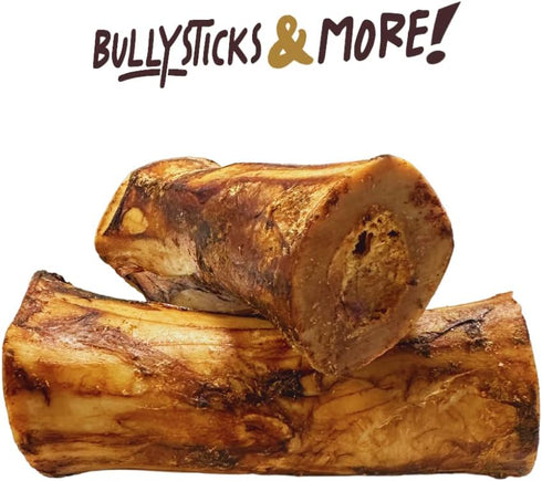 Jumbo Marrow Bones (8 Count) - Extra Large Meaty Filled Bones for Dogs