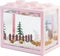 Small Betta Fish Tank, Stackable Mini Aquarium Kit with Gravel & Forest Micro Landscape, 0.6 Gallon (Pink)