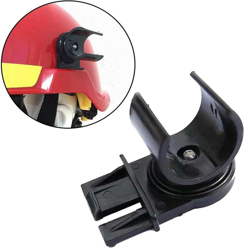 Hardhat Flashlight Holder, Headlamp Clips for Helmet Torch Mounting Bracket for Outdoor Cycling