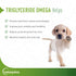 Vetoquinol Triglyceride Omega Dog Supplement Capsules, Medium-Breed, 30-60 lbs, 60ct