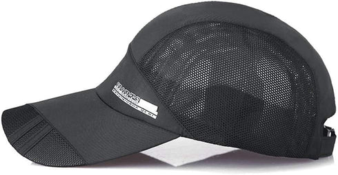 YOLAI Casual Women Men Adult Mesh Hat Quick-Dry Collapsible Sun Hat Outdoor Sunscreen Baseball Cap