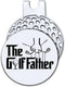 Hafhue The Golf Father Ball Marker - Magnetic Clip, Funny Gift for Men, Dad, Grandpa