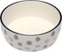 Pearhead Dog Faces Pet Bowl, Dog Water and Food Dish, Pet Owner Dog Accessory, Ceramic Dog Bowl, Microwave and Dishwasher Safe, Gray and White, Holds 9 Cups, Large