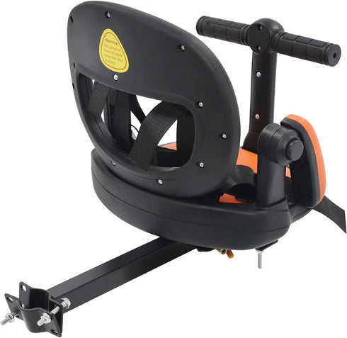 INPAITOO 360 6 8 88LBS Child Bike Seat, Front Bicycle Seat for Children, Rotate Kids Bike Seat Carrier with Adjustable