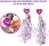 Little Jupiter Unicorn Bike Basket with Streamers & 36pc Star Spoke Decoration Set for Girls