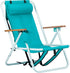 Volowoo Backpack Beach Chairs for Adults,Folding Beach Chair, Folding Heavy Duty Camping Chair,4