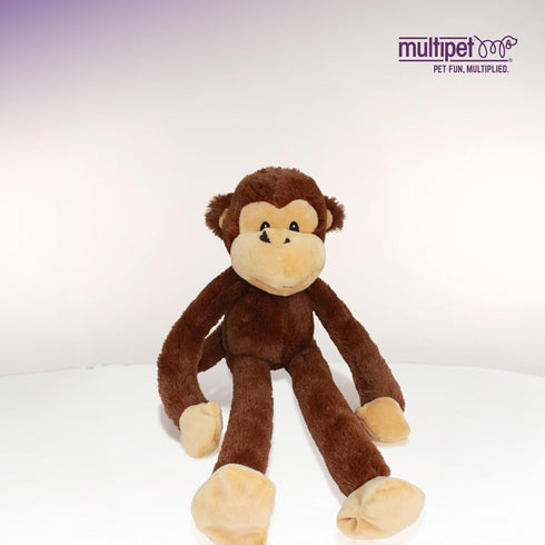 Multipet Swingin Safari Giraffe Dog Plush Toy - Squeaky, Extra Soft, Stuffed Animal for Cuddling & Playing