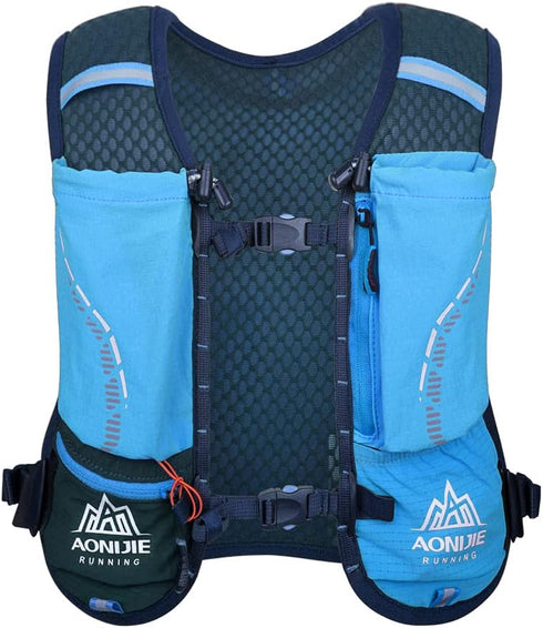 Kids Hydration Backpack with 250mL Water Bladder, Lightweight Pack Vest for Hiking, Camping, Cycling