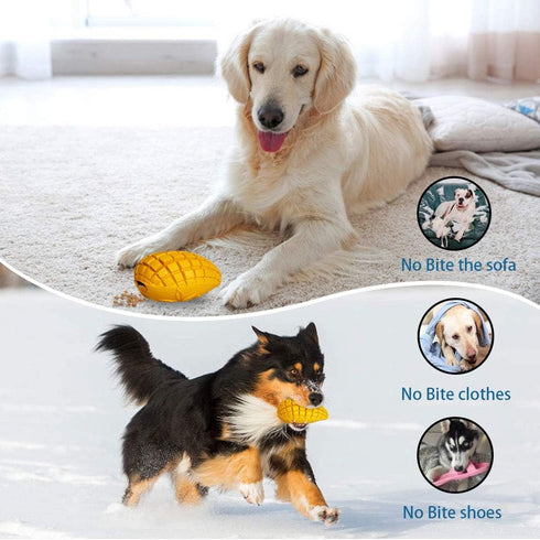 Dog Toys for Aggressive Chewers, Tough Dental Chews for Medium Large Dogs, Food Grade Puppy Toys