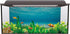 T&H XHome Aquarium Décor Backgrounds Pure Blue Water Pattern Fish Tank Background Aquarium Sticker Wallpaper Decoration Picture PVC Adhesive Poster 24.4" W x 12.4" H
