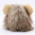 Halloween Cat Lion Mane Wig Costume - Adjustable Washable Funny Pet Puppy Dress Up Hat for Holiday Photo Shoots, Size L