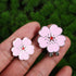 Golf Hat Clip Peach Blossom Ball Markers, Magnetic Hat Marker for Professional Golf