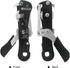 NewDoar Climbing Stop Descender Rappelling Belay for Ropes 10-12mm, CE Certified for Novices, Rescue & Arborist