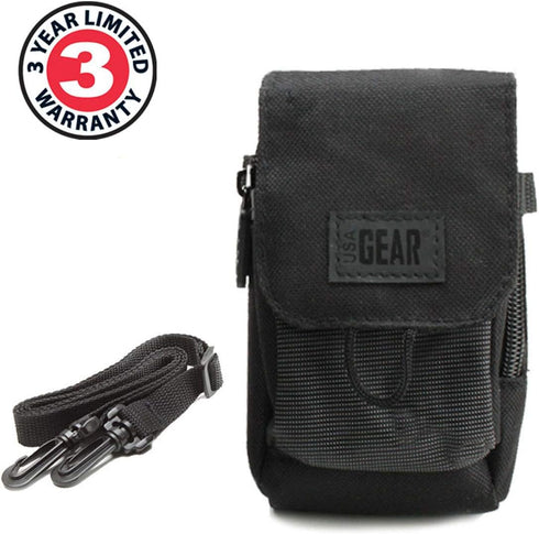 USA Gear Range Finder Golf Case | Shoulder Strap | Compatible with Vortex, Bushnell, Callaway and more | Weather