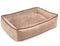 PUP IQ Smart Pup Sand Lounger Dog Bed, Large, Classic Beige, Waterproof Crypton Fabric, Machine Washable