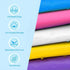 Rain Ponchos for Adults, Reusable EVA Raincoats with Hood, Portable Waterproof Jackets (2-5 Pack)