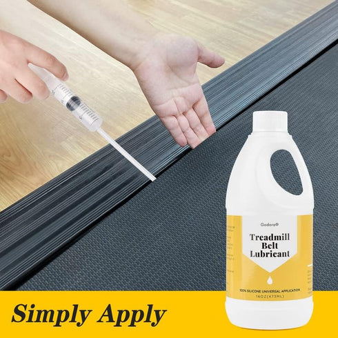 100% 16 Silicone Treadmill Lubricant/Treadmill Lube, Ounces Premium Silicone Oil for Treadmill Belt Lubrication, Easy