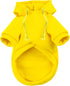 Jecikelon Cold Weather Coat for Small Dogs, Winter Dog Hoodie with Pocket, Y02-Yellow (Small)