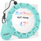 Weighted Hula Circle with 24 Links for Adults, Infinity Fitness Hoop for Weight Loss and Smart Exercise Equipment