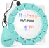 Weighted Hula Circle with 24 Links for Adults, Infinity Fitness Hoop for Weight Loss and Smart Exercise Equipment
