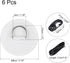 PATIKIL D-Ring Patch - Stainless Steel D-Ring PVC Patch Pad with Elastic Cords and Hooks for Inflatable Boat Paddle