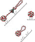 Dog Chew Toys Set of 4 for Small and Medium Dogs, Tug Christmas Ball Rope Toy for Boredom and Teeth Cleaning