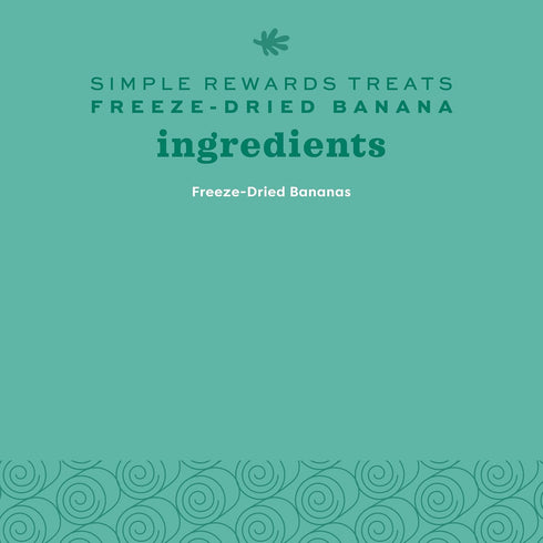 1 oz Oxbow Simple Rewards Small Pet Treats, Banana, Freeze Dried Fruit, Guinea Pig & Bunny Treats, Healthy Pet Fruit