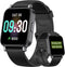 Senior Friendly Pedometer Watch, Waterproof Fitness Tracker with Step Counter, Calories/Sleep Tracker for Men Women